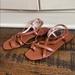 J. Crew Shoes | J. Crew Abbie Strappy Sandals With Toe Ring Aj753 | Color: Brown | Size: 8.5
