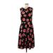 Talbots Casual Dress - A-Line: Black Dresses - Women's Size 8