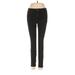 LC Lauren Conrad Jeans - Mid/Reg Rise Skinny Leg Boyfriend: Black Bottoms - Women's Size 6 - Black Wash