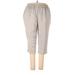 DKNY Casual Pants - High Rise: Gray Bottoms - Women's Size Large