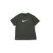 Nike Active T-Shirt: Gray Sporting & Activewear - Kids Boy's Size Small