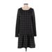 Vero Moda Casual Dress - DropWaist: Black Argyle Dresses - Women's Size Small