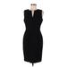 Ann Taylor Casual Dress - Sheath: Black Dresses - Women's Size 6 Petite