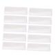 COHEALI 40 Pcs Label Card Holder Label Holders Clear Stand Acrylic Tag Holder Magnetic Shelf Basket Tags Shelf Label Holder Labels Magnetic Label Holder White Adhesive PVC Material Card