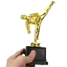 Trofeo Cup trofei Award Gold Taekwondo Trophy Competition School Award Decor cerimonia dell'asilo