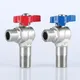 Bathroom Triangle Valve Copper G1/2 Stop Valve Eight-character Valve Large Flow Switch Ball Valve