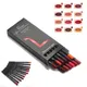 12Pcs Professional Waterproof Lipliner Pencil Smooth Natural Lip Liner Pen Lip Long Lasting