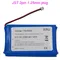3.7V 2000mAh 7.4Wh batteria ricaricabile di ricambio Li 704060 JST 2Pin 1.25mm Li-pol per Baby Monitor GPS Car Camera