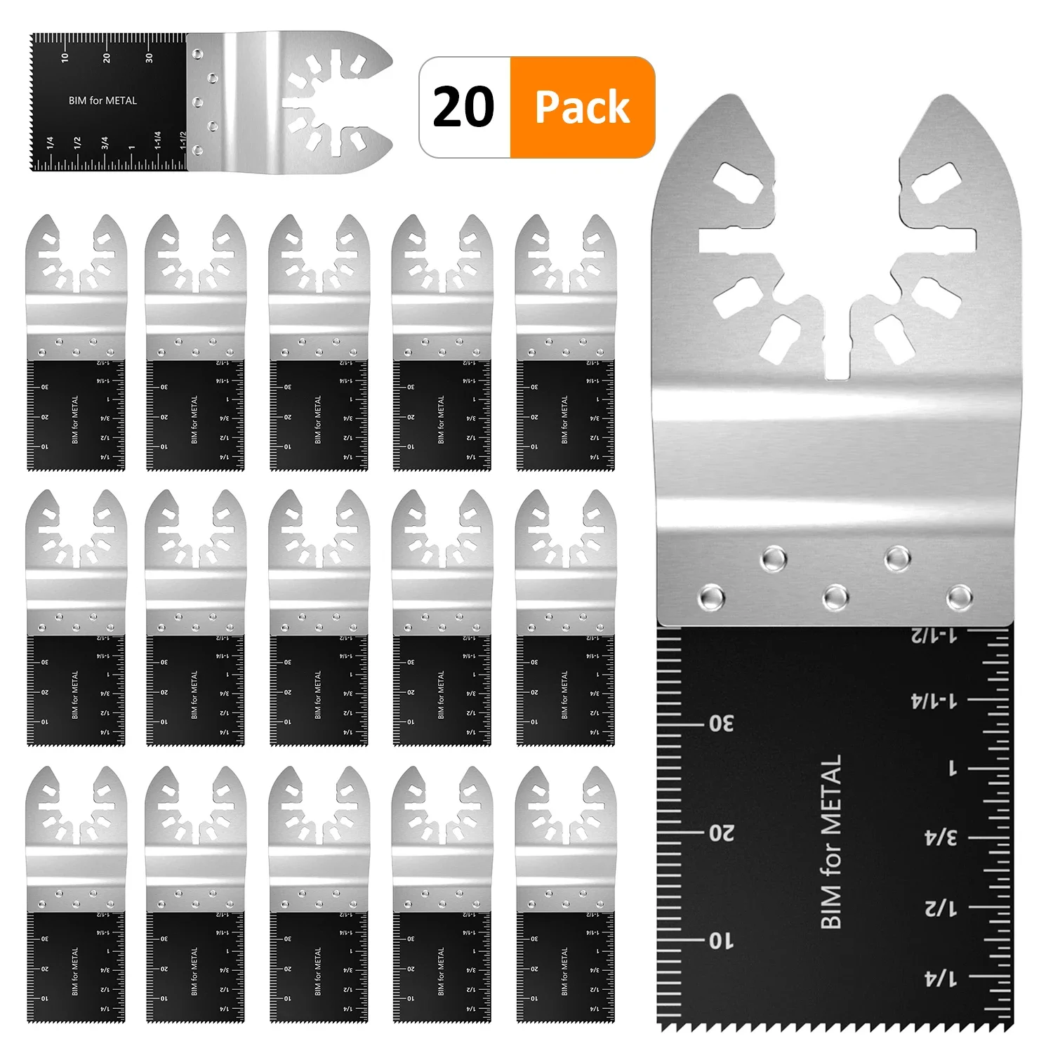 10/50 Stück Holz Metall oszillierende Sägeblätter Multi-Werkzeug-Klingen Set Metall Hartmetall Holz schneiden Bimetall Präzisions sägeblatt Image