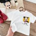 Children's Clothes Summer Boys T-shirt Printed Cartoon Cotton Fashion Kids Tops Tees Mickey Short