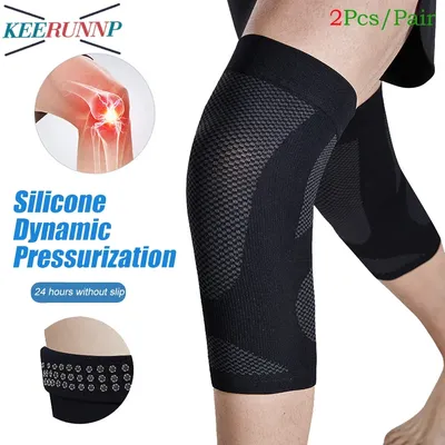 1 paar Dünne Knie Brace Unterstützung Elastische Ultra Dünne Kompression Knie Hülse Bein Arthritis Verletzungen Bandage Ärmeln Sport Fitness