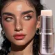 3D Face Brighten Highlighter Stick Cosmetic Face Contour Bronzer Shimmer Water Light Highlighter