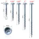 Pocket Hole Screws 25-63mm Coated Cross Self Tapping Screw ST4 Drive Screw for Pocket Hole Jig