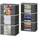 Rebrilliant Fabric Storage Bin Fabric in Black | 13.78 H x 23.62 W x 15.75 D in | Wayfair 11E7F7B8CD4540919FA56986EE530240