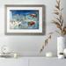 The Holiday Aisle® Warm Holiday Memories Framed On Paper Print in Blue/Red/White | 28 H x 42 W x 1.5 D in | Wayfair