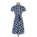 Ann Taylor Factory Casual Dress: Blue Dresses - Women's Size 00 Petite