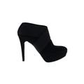 Stuart Weitzman Ankle Boots: Black Solid Shoes - Women's Size 8 - Round Toe