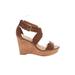 Franco Sarto Wedges: Brown Shoes - Women's Size 8 1/2