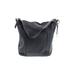 Lucky Brand Leather Shoulder Bag: Pebbled Black Print Bags