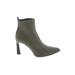 BCBGeneration Ankle Boots: Green Print Shoes - Women's Size 7 - Pointed Toe