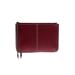Wilsons Leather Leather Wristlet: Burgundy Print Bags