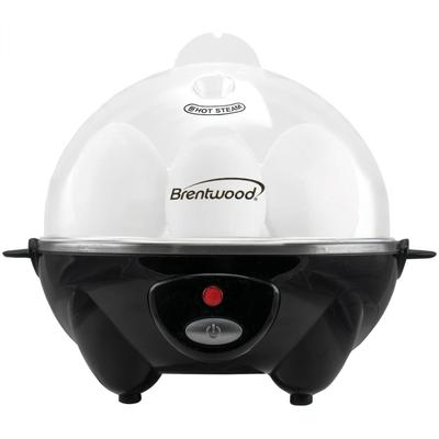 Brentwood Electric 7 Egg Cooker with Auto Shut Off in Black - N/A