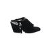 Kelsi Dagger Brooklyn Mule/Clog: Black Solid Shoes - Women's Size 7 - Almond Toe