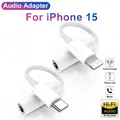 Adaptateur audio de connecteur USB de type C pour Apple iPhone 15 Pro Max 13 12 11 XS X 14