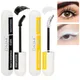 Mascara 3D allongeant pour cils noirs blancs et violets brosse d'extension de cils maquillage de