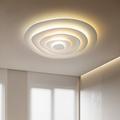 Plafonnier led 1 lumière blanc chaud 45/60/80cm terrasses rondes en métal atmosphère créative nordique chambre salon 110-240v