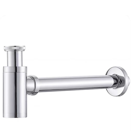 Wasserhahn Zubehör - Gehobene Qualität Pop-up-Wasserablauf mit Überlauf Moderne Kupfer Verzinkt Image