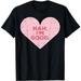 Black Hearted and Blissful Anti-Valentine s Day Single Awareness T-Shirt