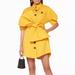 ACLER Priestly Denim Dress - Yellow