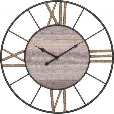 Uhr Mike Metall & Holz Durchmesser 57 cm Atmosphera