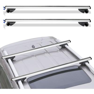 Swanew - Relingträger Dachträger Lastenträger Universal L124 Einstellbare Dachgepäck Abschließbar