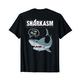 Backprint Sharkasm lustiges Sarkasmus und Hai Vegetarier T-Shirt