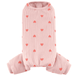 Rib Pajamas for Dog Cat Adorable Dog Onesie Sleeveless 2 Legs Cat Shirts for Summer Jumpsuits Breathable CoolingPinkXL