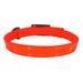 Water & Woods Double-Ply Reflective Dog Collar Safety Orange Large - 1 x 26
