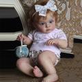 24 inch Doll Reborn Baby Doll lifelike Cute Non Toxic Creative Cloth with Clothes and Accessories for Girls' Birthday and Festival Gifts