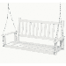 1pc 2-Person Wooden Porch Swing 53.5 Heavy Duty Patio Hanging Bench Chair With Chains Outdoor Garden Furniture