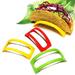 Xchenda Kitchen Supplies Tableware Plate Stand Holder 12PCS Protector Holder Food Plastic Colorful Kitchenï¼ŒDining & Bar