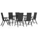 Andoer parcel Table And Chairs 3156517 Set Poly Rattan 7 Piece Patio Set Patio Table And Chairs Set Table Set PatioTable Set Rewis Barash 1102470a