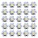 LED Chip High Power 25Pcs 5V LED Chips 200LM 3W High Power LED Lamp Beads for Bulb Lamp Beads DIY Lighting Fixtures Yellow Lighting