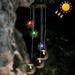 Konghyp Hanging Solar Lights Outdoor Solar Lights Retro Hanging Solar Lantern Sun And Moon Decorative Lamp