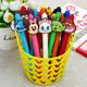 Cartoon Patch Gel Pen 10/20pcs Mickey Minnie Qiqi Cute Students Pen 0.5 Black School Office Stationary Write Supply Gifts Mix Disney Gel Pen 20Pcs 0.5mm Black