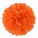 5 Pcs Tissue Paper Pompoms Flower Garland Wedding Decoration DIY Paper Flowers Ball Baby Shower Birthday Party Decoration hot orange 8 inches 20cm