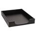 Rolodex 62523 Wood Tones Letter Size Desk Tray Wood Black