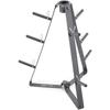 Marcy Plate Tree for Standard Size Weight Plates/Storage Rack for Exercise Weights PT-36 dark grey 34.00 x 9.00 x 4.00