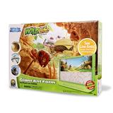 Uncle Milton Giant Ant AIF4 Farm - Large Viewing Area - Care for Live Ants - Nature Learning Toy - Science DIY Toy Kit - Great Gift for Boys & Girls Green