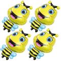 4 Pcs Balloons Ornament Animal Zoo Animals Insect Cartoon Child